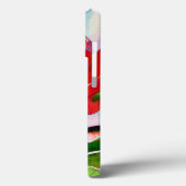 ワラタオーストラリア先住民花水色 Case-Mate iPhoneケース (裏面 / 左)