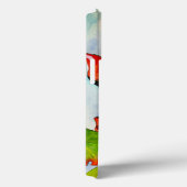 ワラタオーストラリア先住民花水色 Case-Mate iPhoneケース (裏面 / 右)