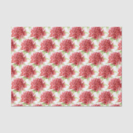 ワラタ花水彩赤植物性ティッシュペーパー 薄葉紙