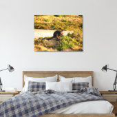 ワラビーオンザリバーサイド キャンバスプリント (インサイチュ (寝室))