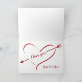 ワラビー鉱山ハートバレンタインデーオーストラリアカード シーズンカード (内部)