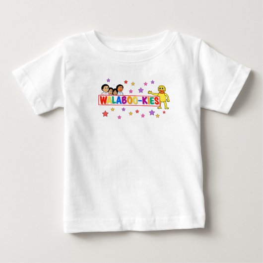 ワラブッキースタートー ベビーTシャツ (正面)