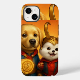 ワラミューズ | 放射抽象芸術電話ケース Case-Mate iPhone 14ケース