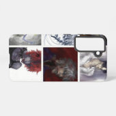 ワラミューズ | 輻射抽象芸術電話ケース SAMSUNG GALAXYケース (裏面横)