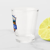 ワランゲルサンエリアスナショナルパークイラストレーションアート ショットグラス (右)