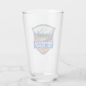 ワランゲルサンエリアスナショナルパークイラストレーションアート タンブラーグラス (裏面)