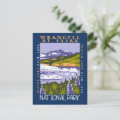 ワランゲルサンエリアスナショナルパーク動揺してヴィンテージ ポストカード (スタンド正面)