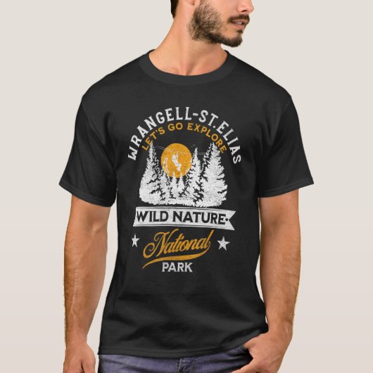 ワランゲルサンエリアス国立公園 Tシャツ (正面)