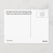 ワランゲル・サン・エリアス国立公園のポストカード ポストカード (裏面)