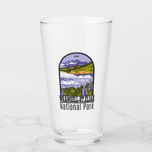 ワランジェルセントエリアスナショナルパークニジナレイクアラスカ タンブラーグラス (正面)