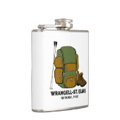 ワランジェルセントエリアスナショナルパークバックパック フラスク (右)