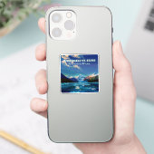 ワランジェルセントエリアス国立公園アラスカヴィンテージ シール (スマートフォン)