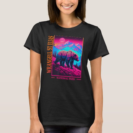 ワランジェルセントエリアス国立公園 Tシャツ (正面)