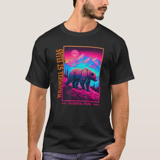 ワランジェルセントエリアス国立公園 Tシャツ (正面)