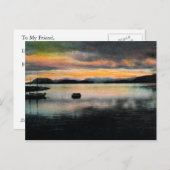 ワランジェル湾アラスカヴィンテージ葉書 ポストカード (正面/裏面)