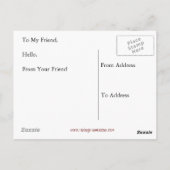 ワランジェル湾アラスカヴィンテージ葉書 ポストカード (裏面)