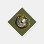 ワラント・オフィサー1(WO1)プロモーション スタンダードカクテルナプキン (角)