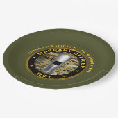 ワラント・オフィサー1(WO1)プロモーション ペーパープレート (アングル)