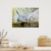 ワラーズバイジョセフマロットターナー ポスター (キッチン)