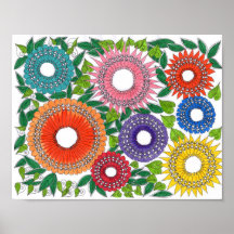 ワリのアートカラーポスター