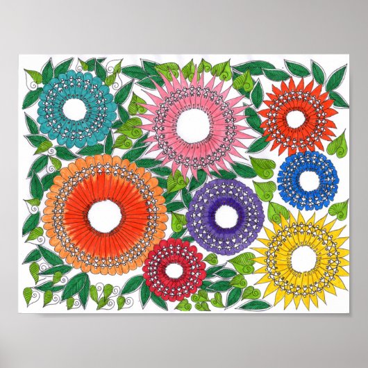 ワリのアートカラーポスター ポスター (正面)