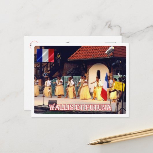 ワリスとフツナ – 民俗学 –  ポストカード (正面/裏面インサイチュ)