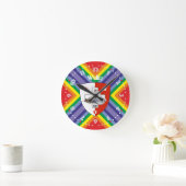 ワリスヴァレシュウィズスイスウア ラウンド壁時計 (ホーム)