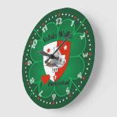 ワリスヴァレシュウィズスイスウア ラージ壁時計 (傾斜)