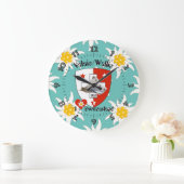 ワリスヴァレシュウィズスイスウア ラージ壁時計 (ホーム)