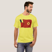 ワリス・フチュナの旗のシャツ Tシャツ (正面フル)