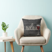 ワリラックスイグラスで木材にロープ文字 クッション (椅子)