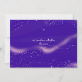 ワリリア池のユダヤの赤ちゃん命名式招待状 招待状 (裏面)