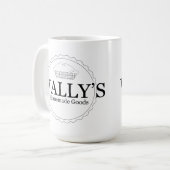 ワリーの自家製グッズ コーヒーマグカップ (正面左)