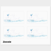 ワリーホエール長方形シール 長方形シール (シート)