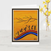 ワリ カード (黄色い花)