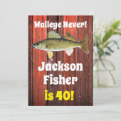 ワルおもしろいイェフィッシャーマンズ誕生日 招待状 (スタンド正面)