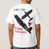ワルキテスF4u-5コルセア Tシャツ (裏面)