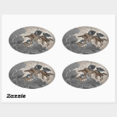 ワルキューレの乗り物 楕円形シール (シート)