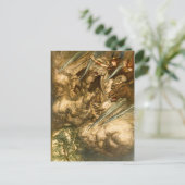 ワルキューレ葉書の乗り ポストカード (スタンド正面)