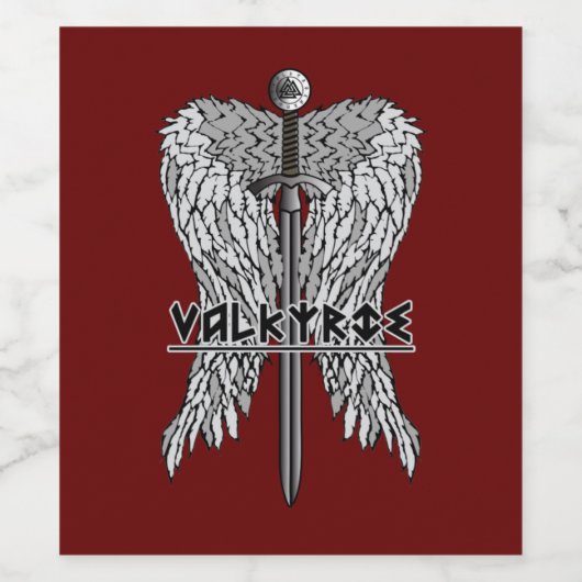 ワルキリー翼 ワインラベル (シングルラベル)