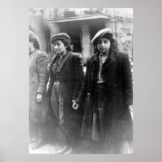 ワルシャワのゲットー蜂起 ポスター (正面)