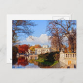 ワルシャワのラジェンキ公園 ポストカード (正面/裏面)