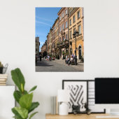 ワルシャワの居心地の良い旧市街 ポスター (ホームオフィス)