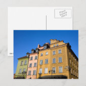 ワルシャワの旧市庁舎 ポストカード (正面/裏面)