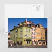 ワルシャワの旧市庁舎 ポストカード (正面/裏面)