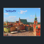 ワルシャワはがき ポストカード<br><div class="desc">Warsav、ポーランド。この写真はワルシャワの歴史的中心部を鮮やかな色で表している。撮影：Jarkko Inkovaara</div>