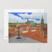 ワルシャワオールドタウン ポストカード (正面/裏面)