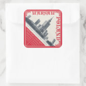 ワルシャワステッカー スクエアシール (バッグ)