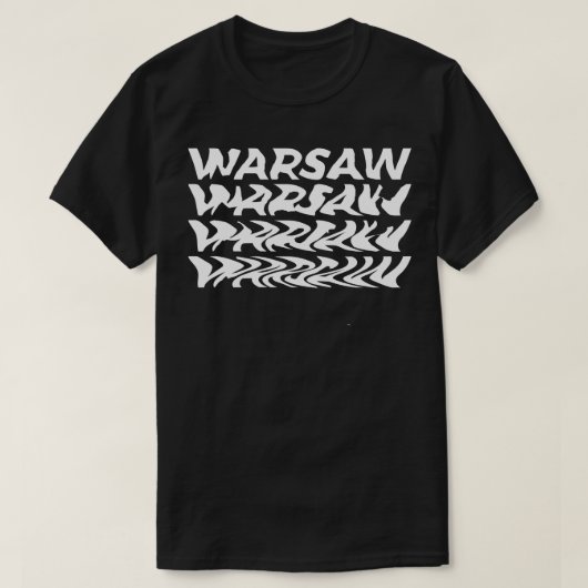 ワルシャワデザイン Tシャツ (デザイン正面)