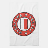 ワルシャワポルスカ キッチンタオル (縦)